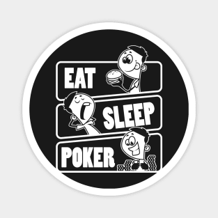 Eat Sleep Poker - Blackjack Card Game gift product Magnet